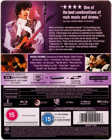 Purple Rain (Purpurowy deszcz) (steelbook) [Blu-Ray 4K]+[Blu-Ray]
