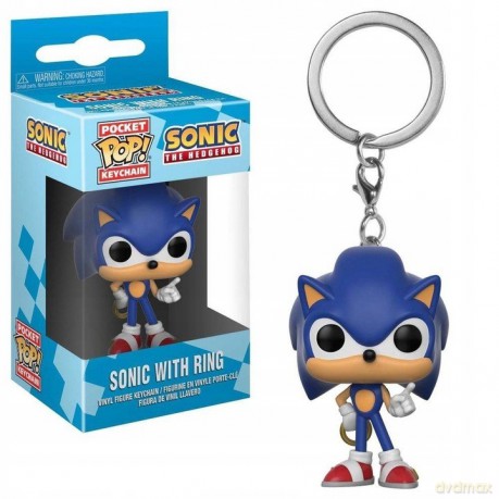 Funko Pocket Pop!: Sonic The Hedgehog - Sonic with Ring Vinyl Figure Keychain