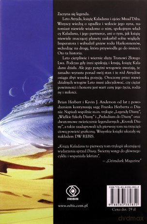 Diuna. Książę Kaladanu. Trylogia Kaladanu (Tom 1) - Brian Herbert, Kevin J. Anderson [KSIĄŻKA]