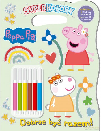 Dobrze być razem! Świnka Peppa. Superkolory [KSIĄŻKA]