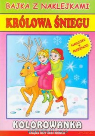 Bajka z naklejkami - Królowa śniegu Literat [KSIĄŻKA]