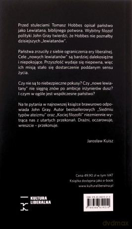 Nowe lewiatany. Refleksje po liberalizmie - John Gray [KSIĄŻKA]