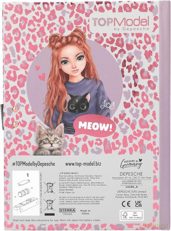 Pamiętnik grający na kod Top Model Rebel Kitty 13230A