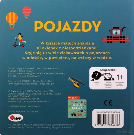 Pojazdy. Zajrzyj tu [KSIĄŻKA]