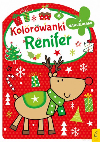 Renifer. Kolorowanka z wykrojnikiem [KSIĄŻKA]