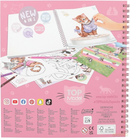 Szkicownik Kitty Top Model 13038A