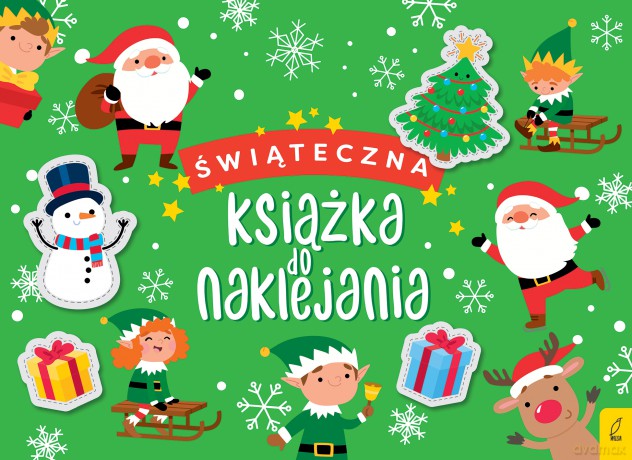 Świąteczna książka do naklejania [KSIĄŻKA]
