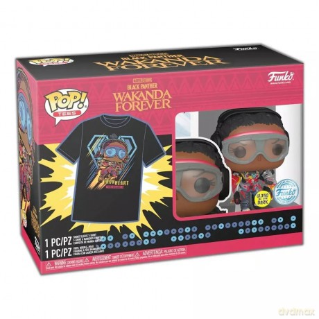 T-shirt i figurka Black Panther Ironheart [FIGURKA]