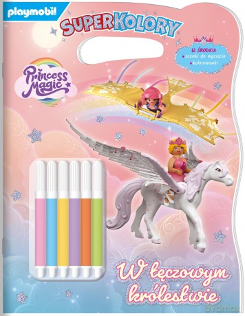 W tęczowym królestwie. Princess Magic. Superkolory [KSIĄŻKA]