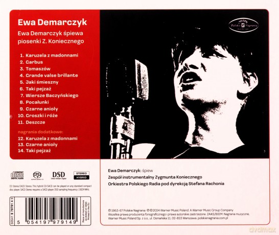 Ewa Demarczyk: Śpiewa Piosenki Zygmunta Koniecznego [SACD]