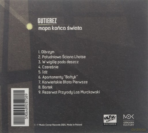 Gutierez: Mapa końca świata [CD]