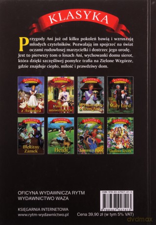 Ania z Zielonego Wzgórza - Lucy Maud Montgomery [KSIĄŻKA]