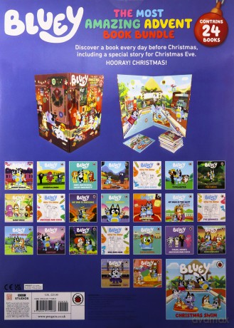 Bluey The Most Amazing Christmas Advent Book Bundle [KSIĄŻKA]