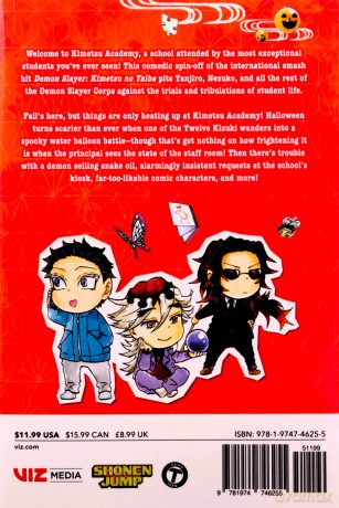 Demon Slayer: Kimetsu Academy, Vol. 3 - Koyoharu Gotouge, Natsuki Hokami [KOMIKS]