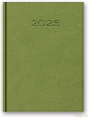 Kalendarz 2025 A5 dzienny vivella jasnozielony [KALENDARZ]