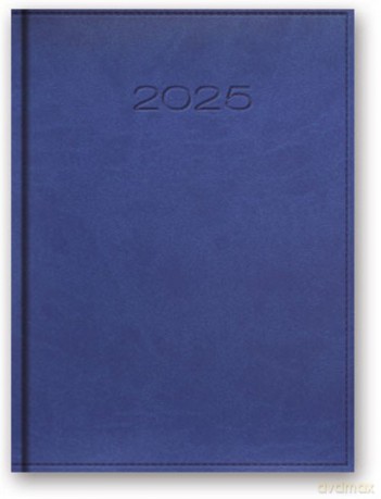 Kalendarz 2025 A5 dzienny vivella zgaszony niebieski [KALENDARZ]