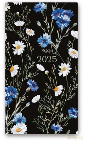 Kalendarz 2025 A6 tygodniowy soft Chabry [KALENDARZ]