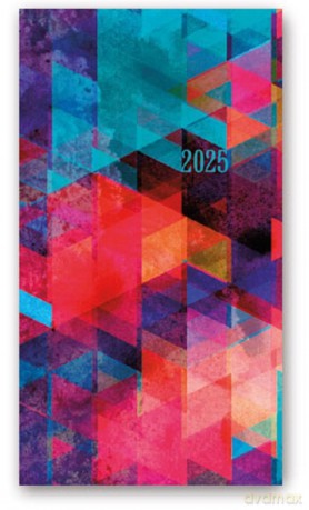 Kalendarz 2025 A6 tygodniowy soft Grafika [KALENDARZ]