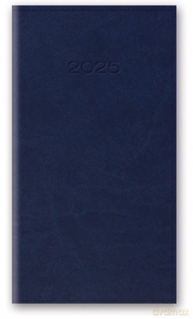Kalendarz 2025 A6 tygodniowy vivella niebieski [KALENDARZ]