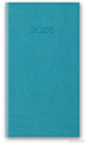 Kalendarz 2025 A6 tygodniowy vivella turkusowy [KALENDARZ]