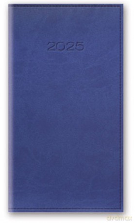 Kalendarz 2025 A6 tygodniowy Vivella zgaszony niebieski [KALENDARZ]