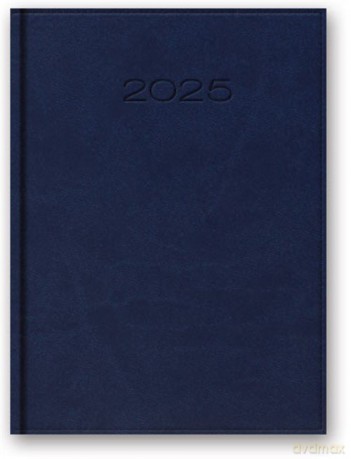 Kalendarz 2025 B5 dzienny vivella niebieski [KALENDARZ]