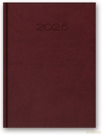 Kalendarz 2025 B5 tygodniowy vivella bordo [KALENDARZ]