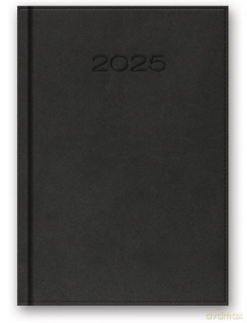 Kalendarz 2025 B6 dzienny vivella grafit [KALENDARZ]