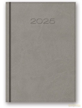 Kalendarz 2025 B6 dzienny vivella szary [KALENDARZ]