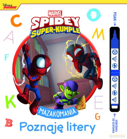 Mazakomania. Poznaję litery. Marvel Spidey i Super-Kumple - Ilona Siwak [KSIĄŻKA]