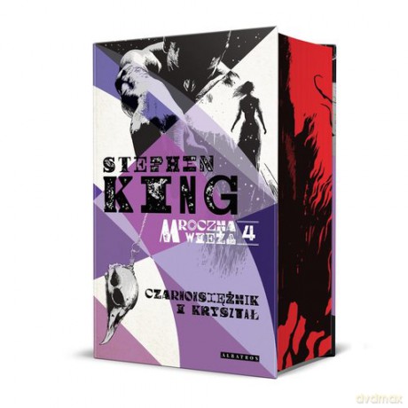 Mroczna Wieża IV Czarnoksiężnik i kryształ (barwione krawędzie) - Stephen King [KSIĄŻKA]