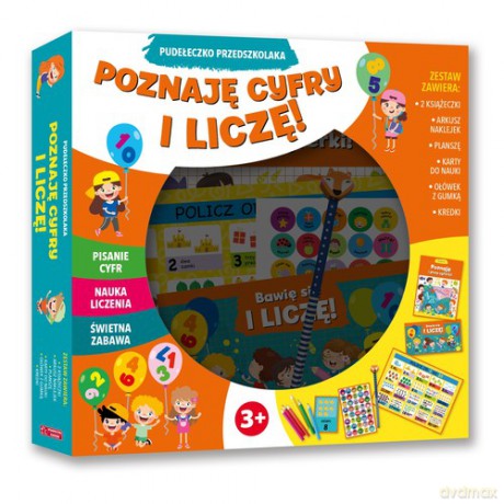 Pudełeczko przedszkolaka. Poznaję cyfry i liczę! [KSIĄŻKA]
