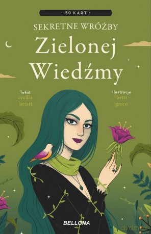 Sekretne wróżby Zielonej Wiedźmy. Miniksiążeczka z kartami - Cecilia Lattari, Betti Greco [KSIĄŻKA]