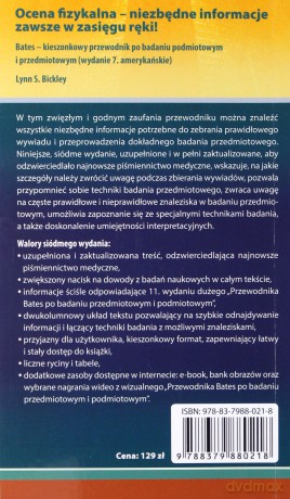 Bates - kieszonkowy przewodnik po badaniu... [KSIĄŻKA]
