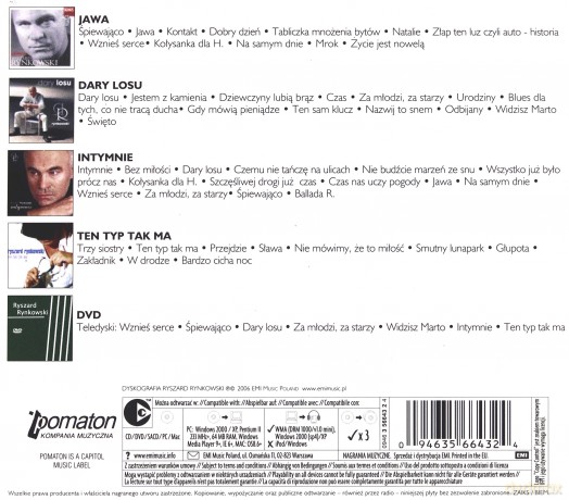 Ryszard Rynkowski: Dyskografia [4CD]+[DVD]