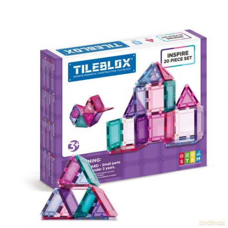 Tileblox Zestaw pastelowy 20 elementów