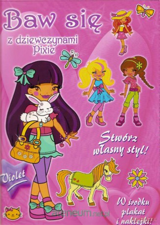 Baw się z dziewczynami Pixie - Violet [KSIĄŻKA]