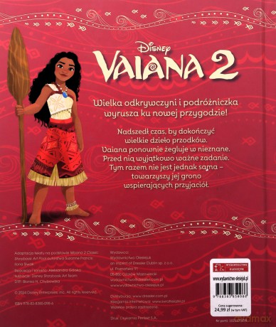 Vaiana 2. Disney - Ilona Siwak [KSIĄŻKA]