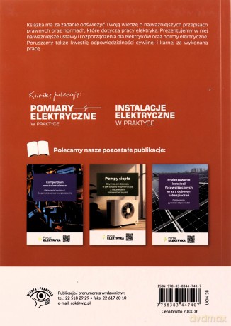 Ważne przepisy i normy dla elektryków, które wpłyną na Twoją pracę w 2025 roku! - Janusz Strzyżewski, Tomasz Karwat [KSIĄŻKA]
