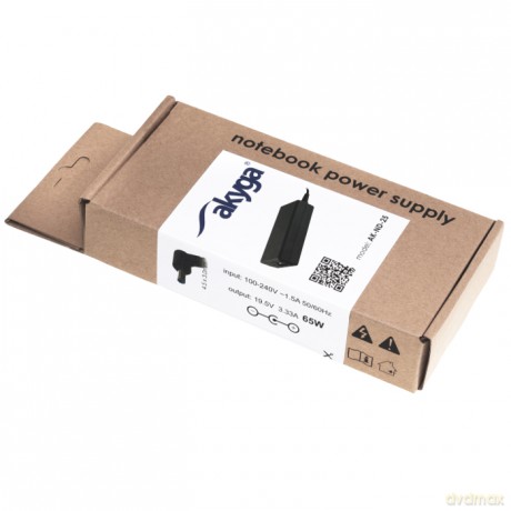 Akyga zasilacz AK-ND-25 19.5V/3.33A 65W 4.5x3.0 mm + pin HP