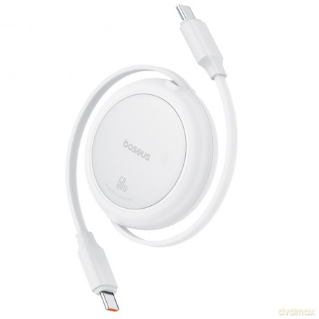 Baseus kabel Free2Pull Mini Charging Cable USB-C to USB-C 60W 1m biały