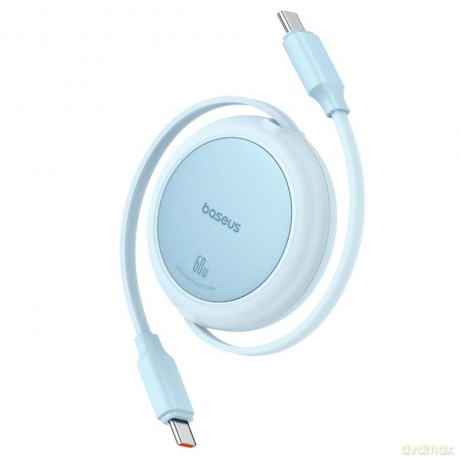 Baseus kabel Free2Pull Mini Charging Cable USB-C to USB-C 60W 1m niebieski