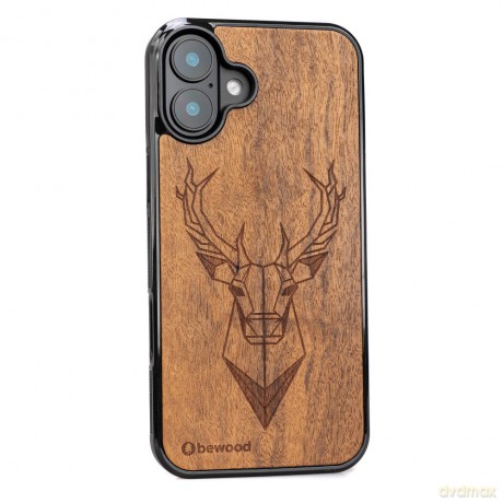 Bewood nakładka do iPhone 16 Plus 6,7 Jeleń Imbuia