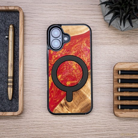 Bewood nakładka Unique do iPhone 16 6,1 Neons Paris z MagSafe
