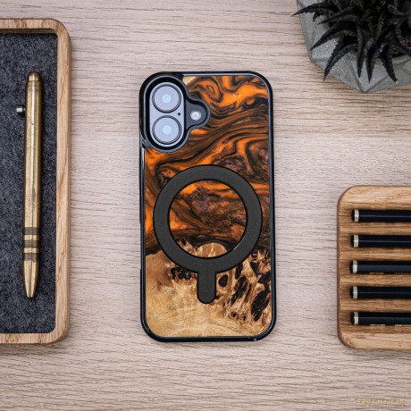 Bewood nakładka Unique do iPhone 16 6,1 Orange z MagSafe