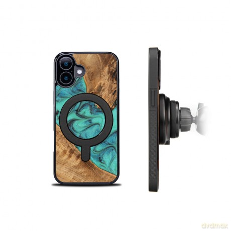 Bewood nakładka Unique do iPhone 16 6,1 Turquoise z MagSafe