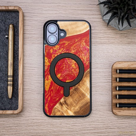 Bewood nakładka Unique do iPhone 16 Plus 6,7 Neons Paris z MagSafe