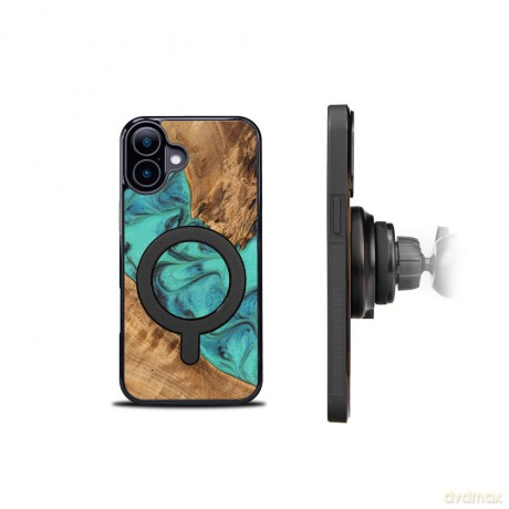 Bewood nakładka Unique do iPhone 16 Plus 6,7 Turquoise z MagSafe