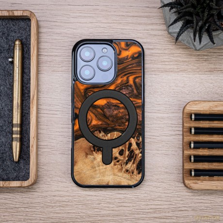 Bewood nakładka Unique do iPhone 16 Pro 6,3 Orange z MagSafe