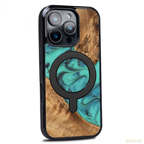 Bewood nakładka Unique do iPhone 16 Pro 6,3 Turquoise z MagSafe